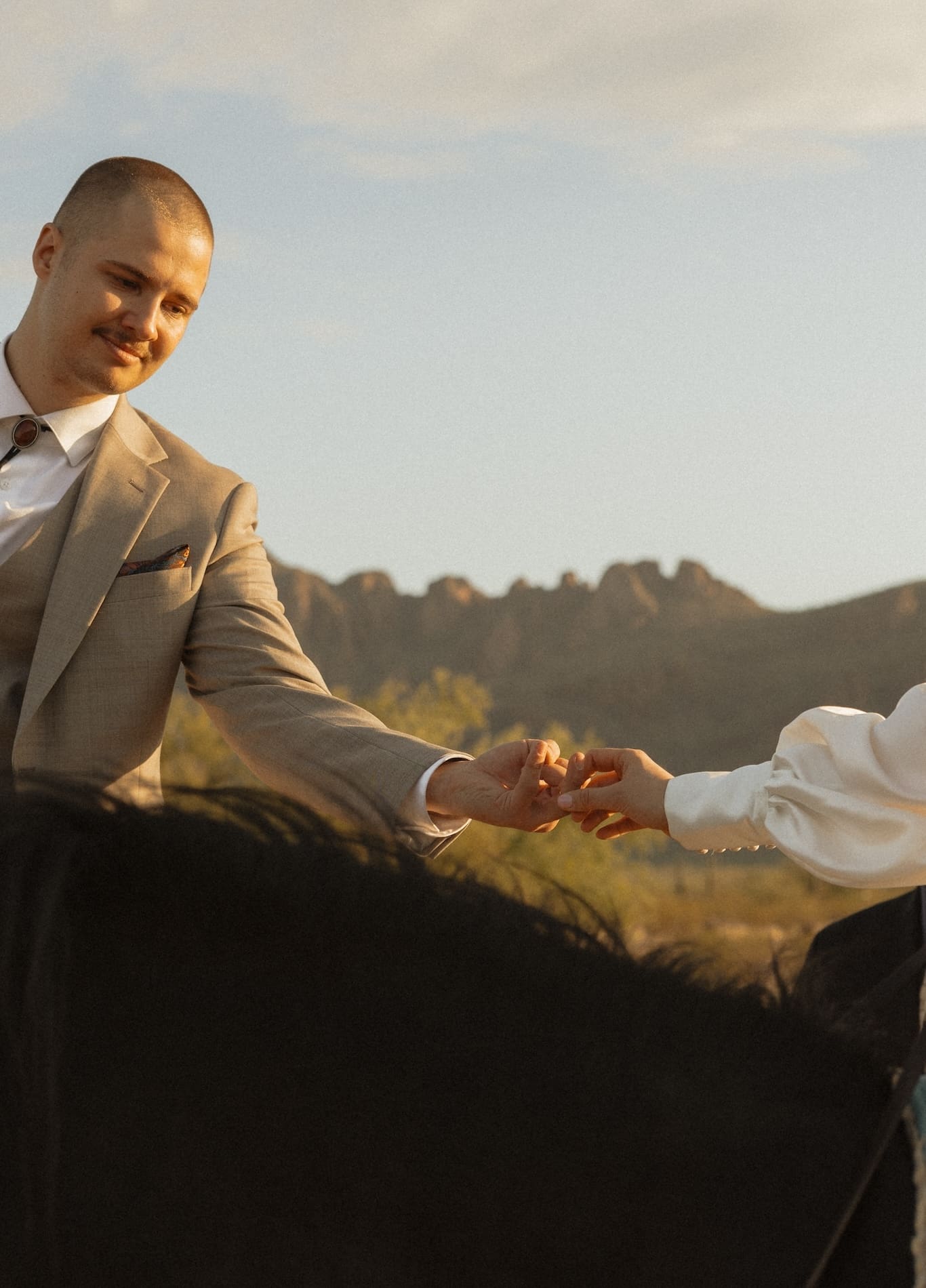 western-desert-elopement-with-horses-white-stallion-ranch-tucson-arizona